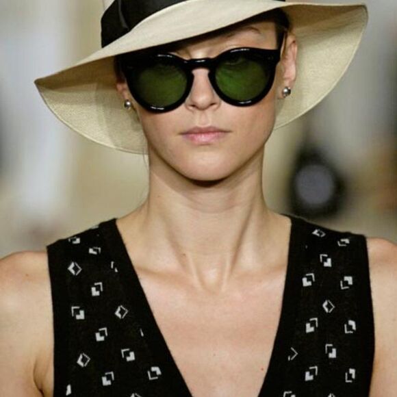 Ralph Lauren Spring *07 Black & Cream Cashmere Blend 3D Cube V-Neck Sweater Vest - Picture 11 of 17